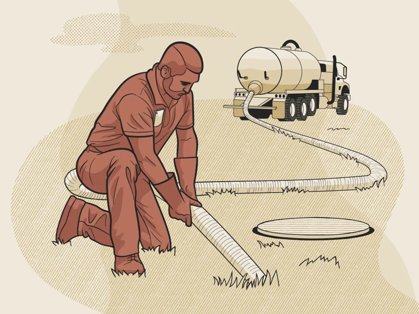Septic pumping and maintenance service