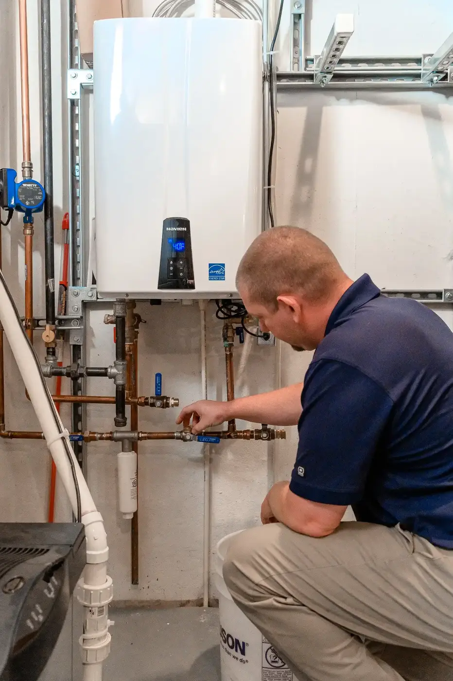 Water heater service