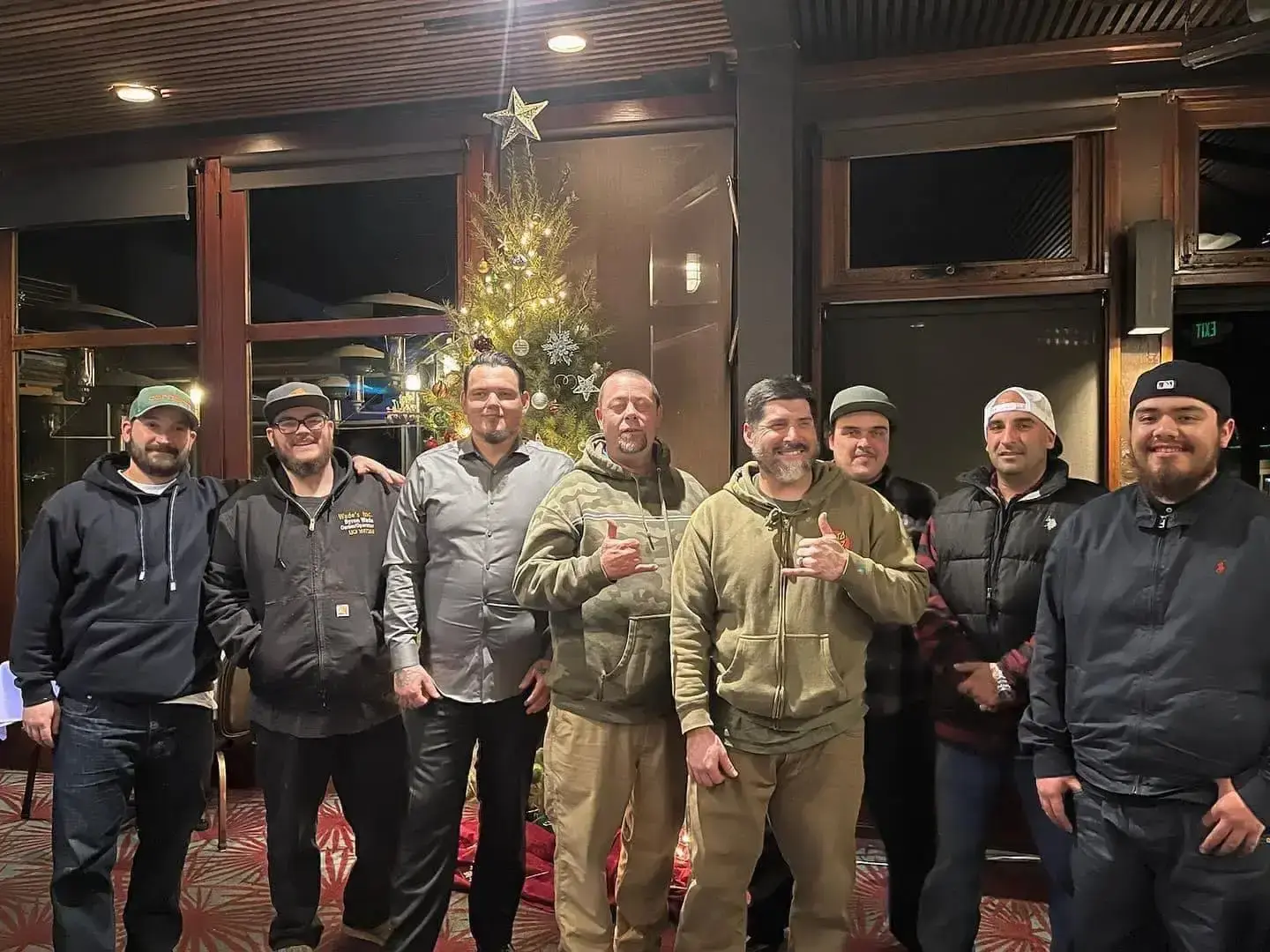 Wade's Plumbing and Septic team together